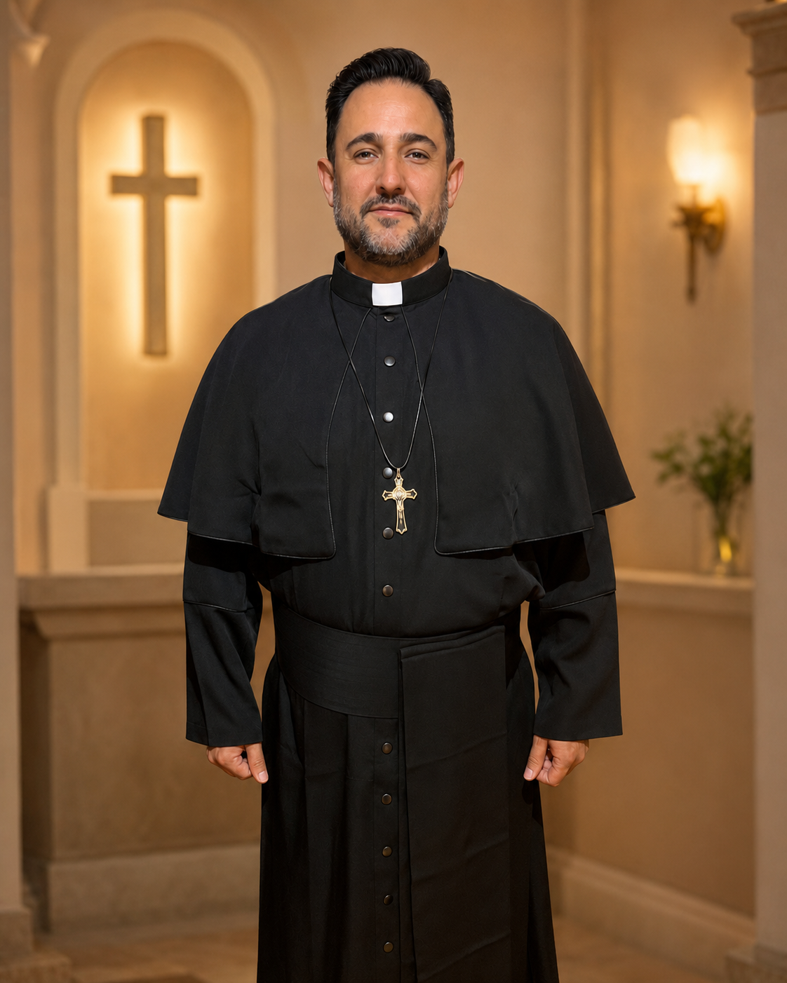 Rvdo. Padre E. J. Benedicto, sacerdote del Oratorio de la Santa Faz y del Monte Carmelo
