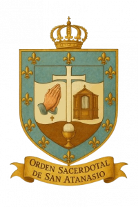Escudo oficial de la Orden Sacerdotal de San Atanasio